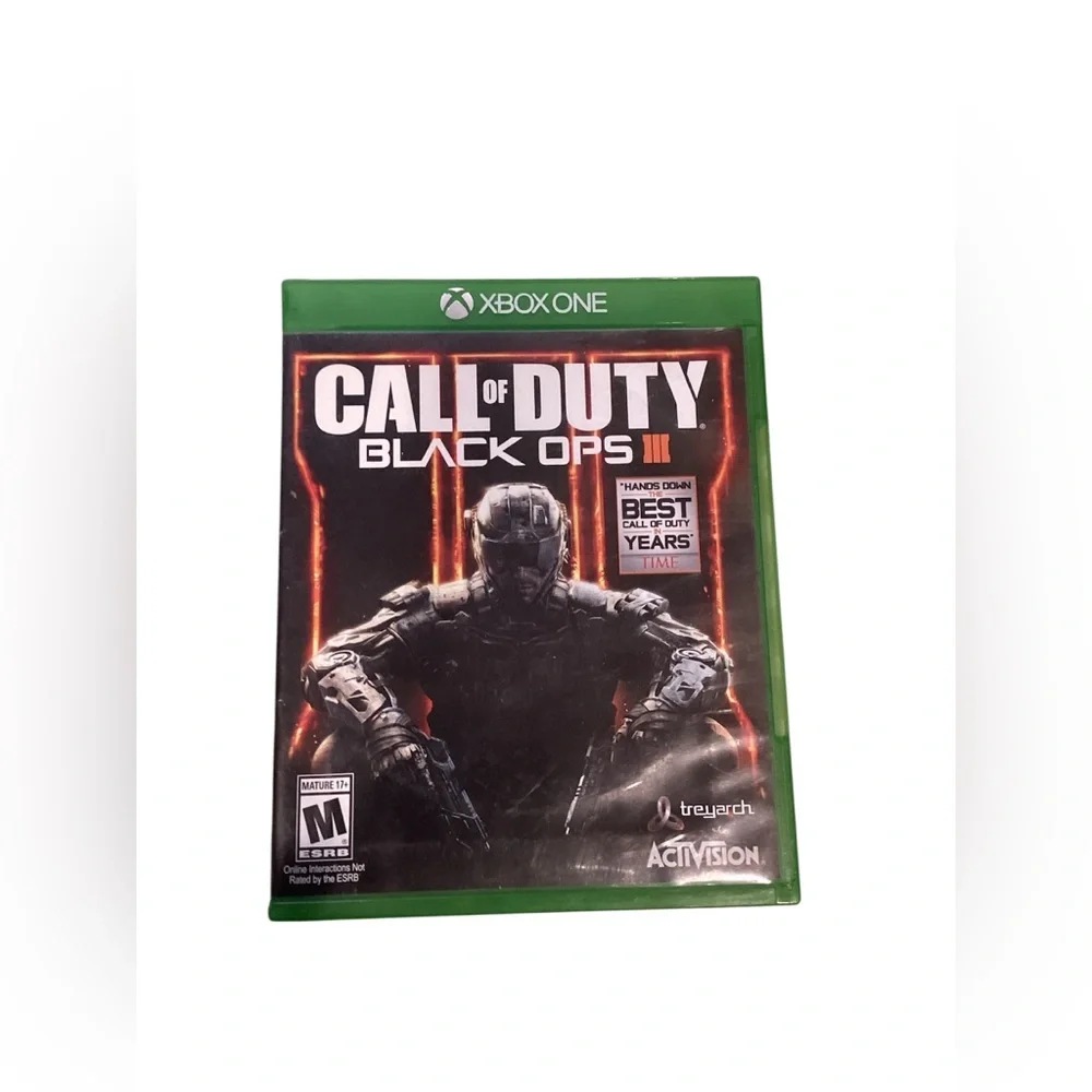 Call of Duty Black Ops III Xbox One Activision Video Game Disc Green Case‎